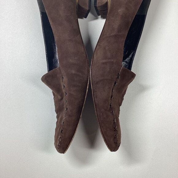 Bruno Magli‎ Suede low loafer in Brown - Picture 8 of 15